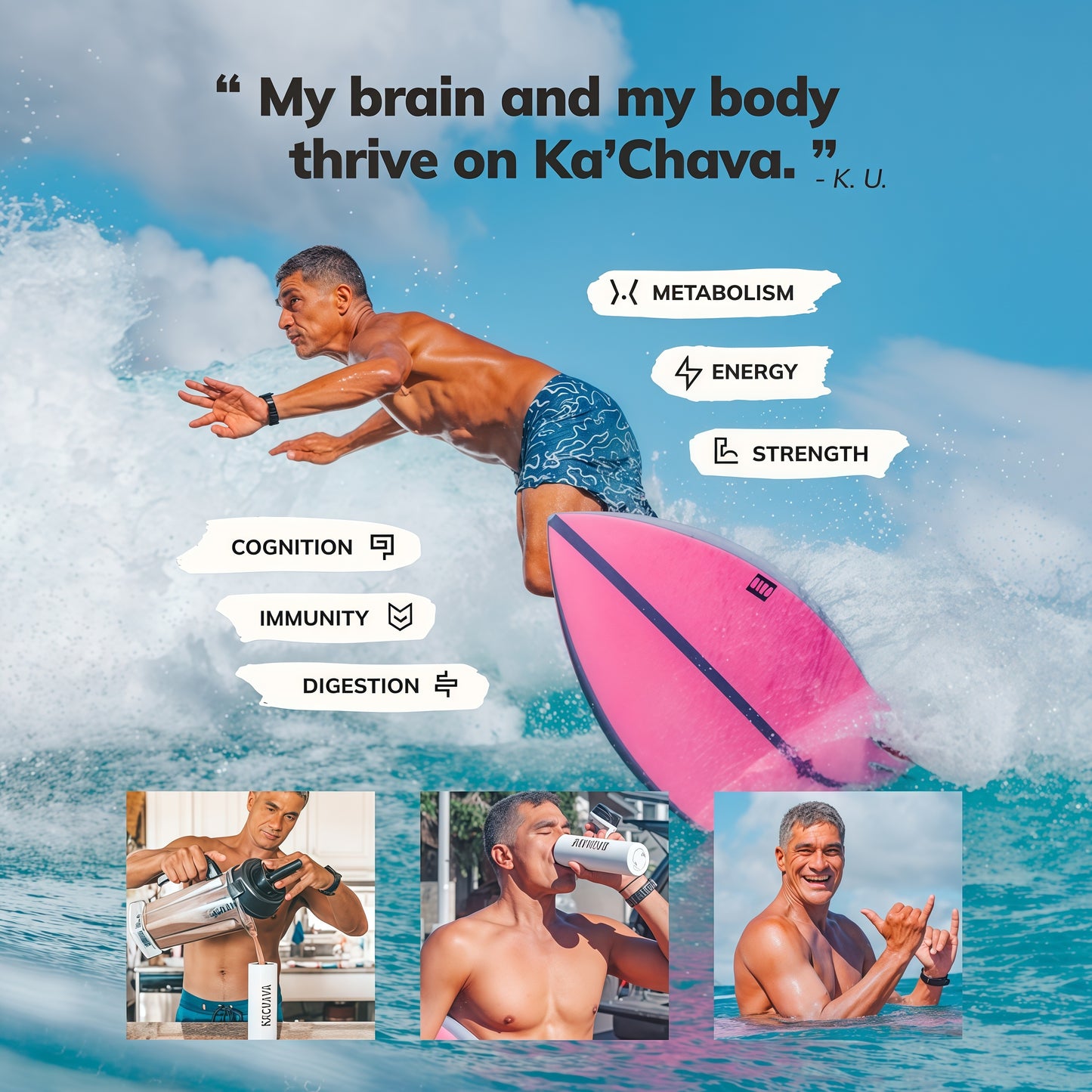 Ka’Chava Whole Body Meal Shake with Probiotics  Digestive Enzymes Gluten  Dairy Free