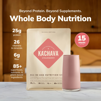 Ka’Chava Whole Body Meal Shake with Probiotics  Digestive Enzymes Gluten  Dairy Free
